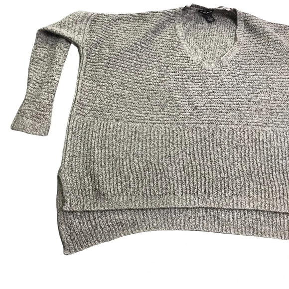 DKNY Jeans Gray Knit Oversized Sweater - Picture 3 of 5